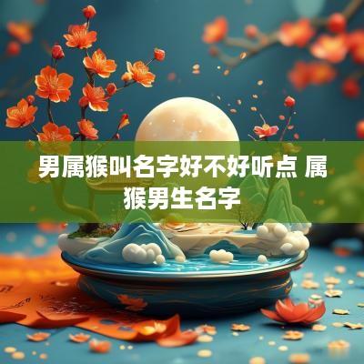 男属猴叫名字好不好听点 属猴男生名字