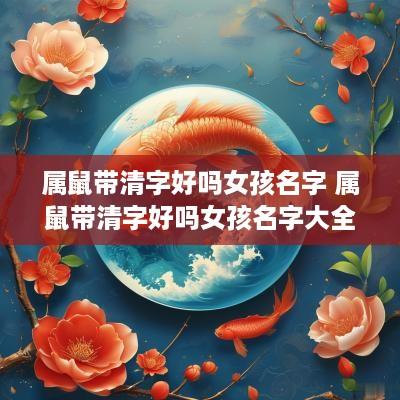 属鼠带清字好吗女孩名字 属鼠带清字好吗女孩名字大全