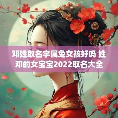 邓姓取名字属兔女孩好吗 姓邓的女宝宝2025取名大全