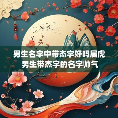 男生名字中带杰字好吗属虎 男生带杰字的名字帅气