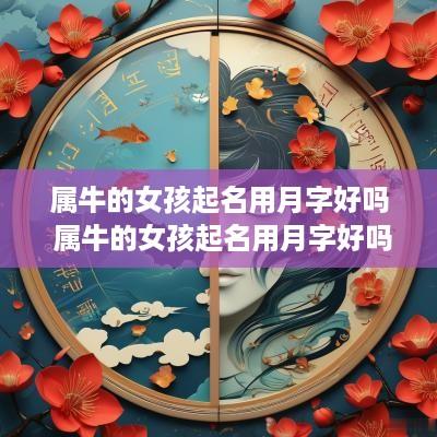 属牛的女孩起名用月字好吗 属牛的女孩起名用月字好吗怎么取