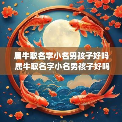 属牛取名字小名男孩子好吗 属牛取名字小名男孩子好吗怎么取 属牛取名字小名男孩子好吗 属牛取名字小名男孩子好吗怎么取