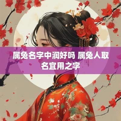 属兔名字中润好吗 属兔人取名宜用之字