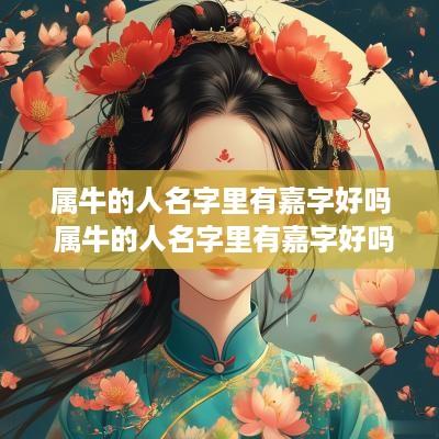 属牛的人名字里有嘉字好吗 属牛的人名字里有嘉字好吗女孩