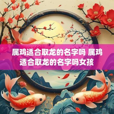 属鸡适合取龙的名字吗 属鸡适合取龙的名字吗女孩