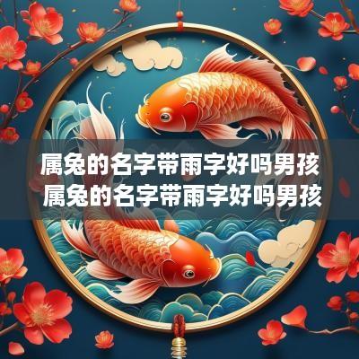属兔的名字带雨字好吗男孩 属兔的名字带雨字好吗男孩子