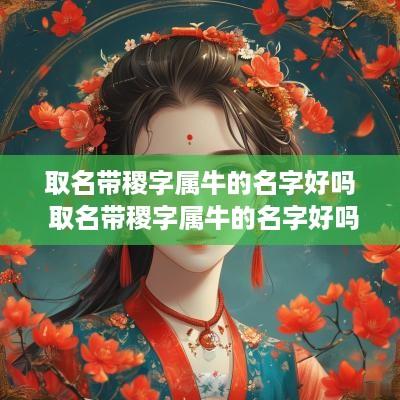 取名带稷字属牛的名字好吗 取名带稷字属牛的名字好吗男孩