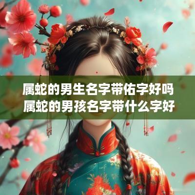 属蛇的男生名字带佑字好吗 属蛇的男孩名字带什么字好