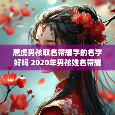 属虎男孩取名带耀字的名字好吗 2025年男孩姓名带耀字