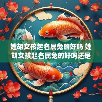 姓胡女孩起名属兔的好吗 姓胡女孩起名属兔的好吗还是虎好