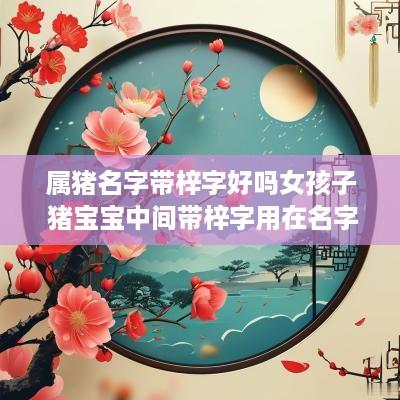 属猪名字带梓字好吗女孩子 猪宝宝中间带梓字用在名字里好不好