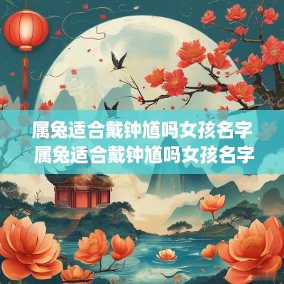 属兔适合戴钟馗吗女孩名字 属兔适合戴钟馗吗女孩名字大全