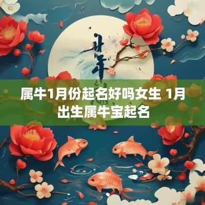 属牛1月份起名好吗女生 1月出生属牛宝起名