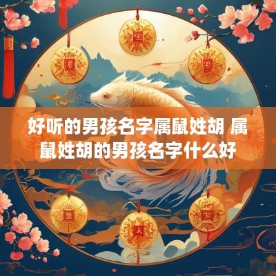 好听的男孩名字属鼠姓胡 属鼠姓胡的男孩名字什么好