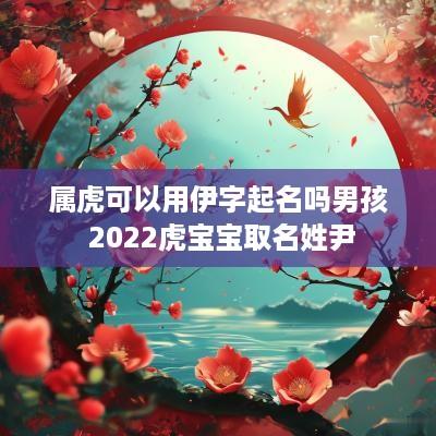 属虎可以用伊字起名吗男孩 2025虎宝宝取名姓尹