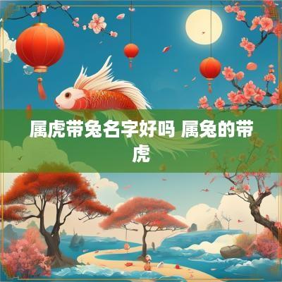 属虎带兔名字好吗 属兔的带虎
