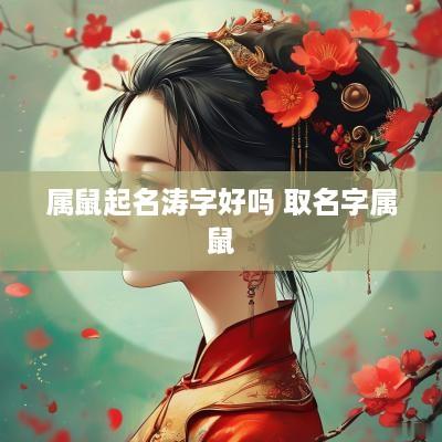 属鼠起名涛字好吗 取名字属鼠