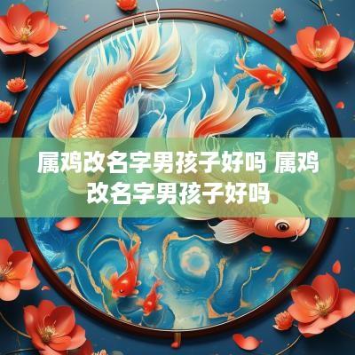 属鸡改名字男孩子好吗 属鸡改名字男孩子好吗