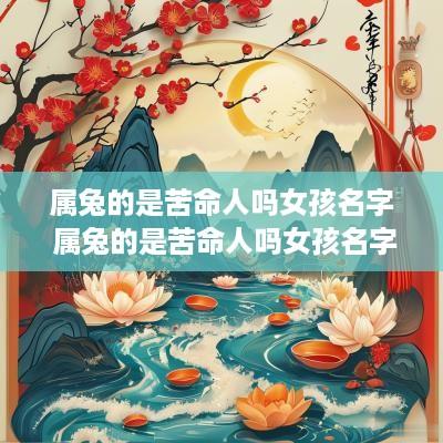 属兔的是苦命人吗女孩名字 属兔的是苦命人吗女孩名字大全