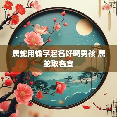 属蛇用愉字起名好吗男孩 属蛇取名宜