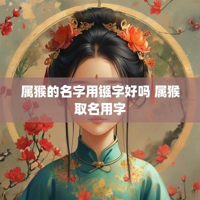 属猴的名字用镪字好吗 属猴取名用字