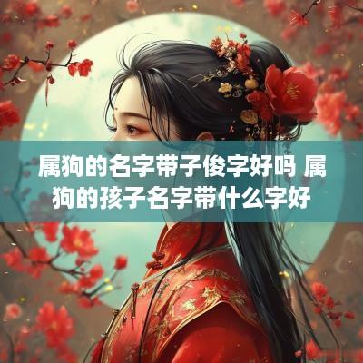 属狗的名字带子俊字好吗 属狗的孩子名字带什么字好