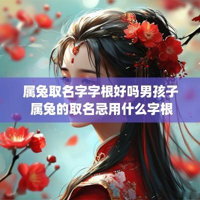 属兔取名字字根好吗男孩子 属兔的取名忌用什么字根