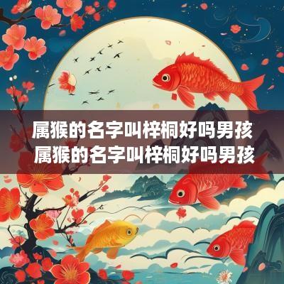 属猴的名字叫梓桐好吗男孩 属猴的名字叫梓桐好吗男孩子