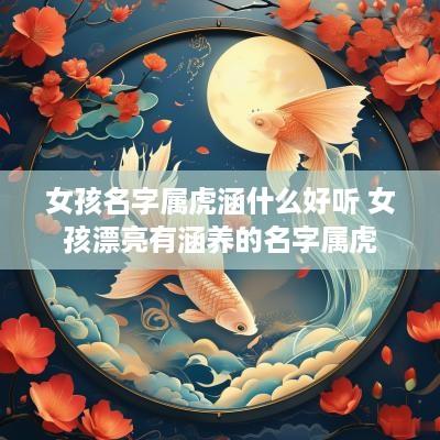 女孩名字属虎涵什么好听 女孩漂亮有涵养的名字属虎
