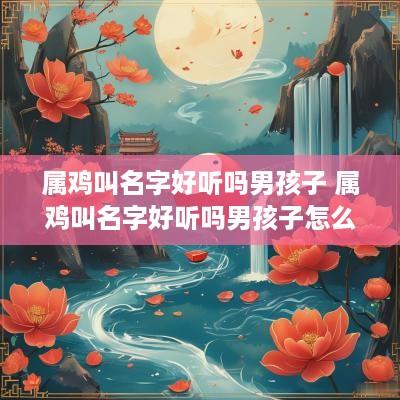 属鸡叫名字好听吗男孩子 属鸡叫名字好听吗男孩子怎么取