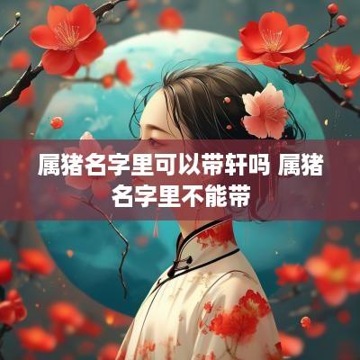 属猪名字里可以带轩吗 属猪名字里不能带
