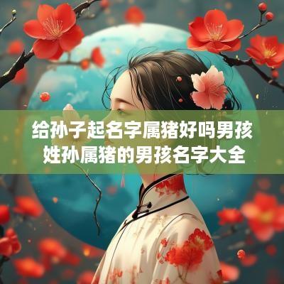 给孙子起名字属猪好吗男孩 姓孙属猪的男孩名字大全