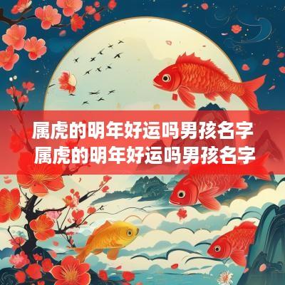 属虎的明年好运吗男孩名字 属虎的明年好运吗男孩名字怎么取