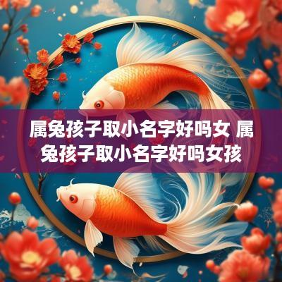 属兔孩子取小名字好吗女 属兔孩子取小名字好吗女孩