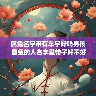 属兔名字带有车字好吗男孩 属兔的人名字里带子好不好