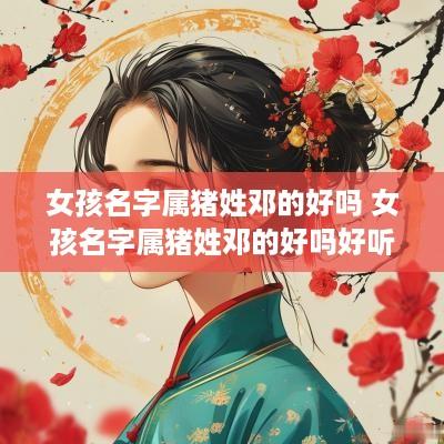 女孩名字属猪姓邓的好吗 女孩名字属猪姓邓的好吗好听吗