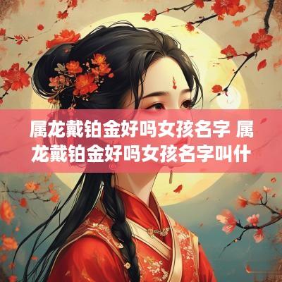属龙戴铂金好吗女孩名字 属龙戴铂金好吗女孩名字叫什么