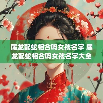属龙配蛇相合吗女孩名字 属龙配蛇相合吗女孩名字大全