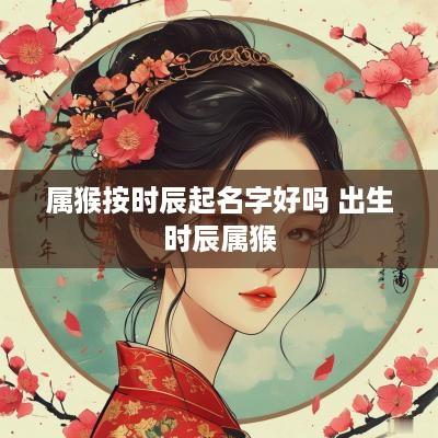 属猴按时辰起名字好吗 出生时辰属猴