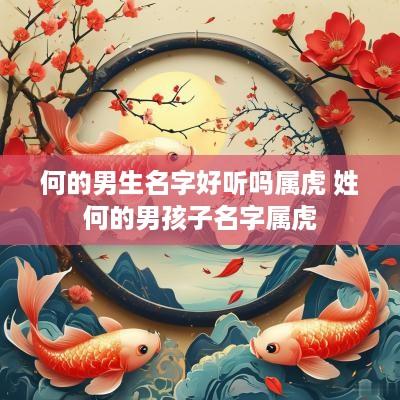 何的男生名字好听吗属虎 姓何的男孩子名字属虎