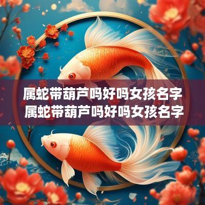 属蛇带葫芦吗好吗女孩名字 属蛇带葫芦吗好吗女孩名字大全