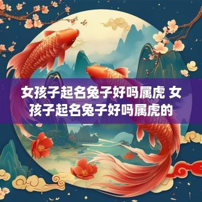女孩子起名兔子好吗属虎 女孩子起名兔子好吗属虎的