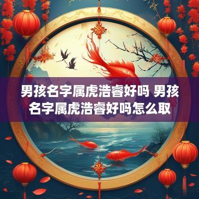 男孩名字属虎浩睿好吗 男孩名字属虎浩睿好吗怎么取