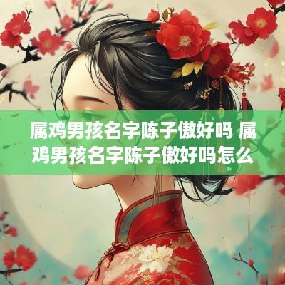 属鸡男孩名字陈子傲好吗 属鸡男孩名字陈子傲好吗怎么读