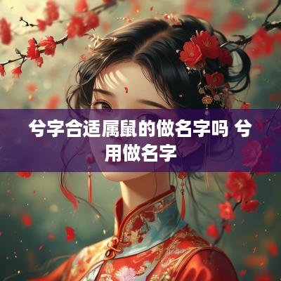 兮字合适属鼠的做名字吗 兮用做名字