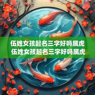 伍姓女孩起名三字好吗属虎 伍姓女孩起名三字好吗属虎的