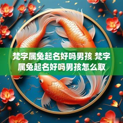 梵字属兔起名好吗男孩 梵字属兔起名好吗男孩怎么取