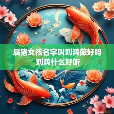 属猪女孩名字叫刘鸿薇好吗 刘鸿什么好听
