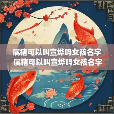 属猪可以叫宣烨吗女孩名字 属猪可以叫宣烨吗女孩名字好听吗