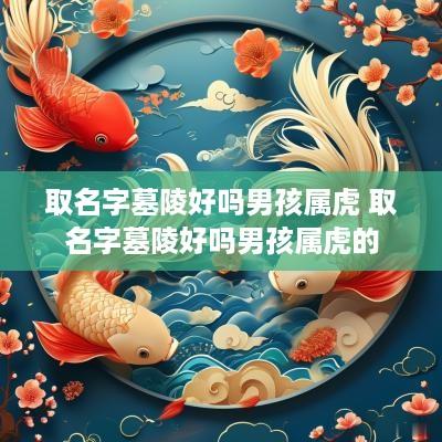 取名字墓陵好吗男孩属虎 取名字墓陵好吗男孩属虎的
